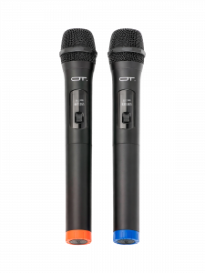 Микрофон караоке беспроводной набор 2шт Орбита OT-ERM12